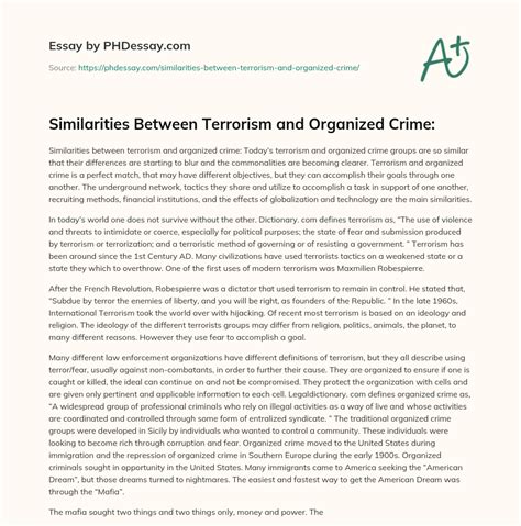 terrorism essay titles